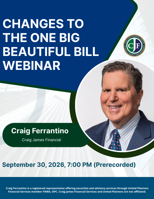 September 30- Changes to the One Big Beautiful Bill